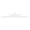 Ekena Millwork Richland Architectural Grade PVC Gable Bracket, 84"W x 14"H x 2"D x 4"F, 4/12 Pitch GBP084X14X0204RIC00 - alternate 4